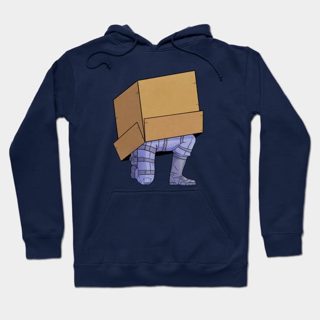 Cardboard Box Stealth Hoodie by Domingo Illustrates